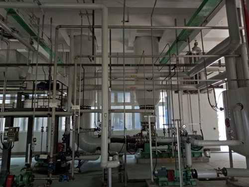 mais recente caso da empresa sobre Projeto evaporativo da cristalização da MVR do cloreto de sódio de Taixing Changyuan Huasheng 5T H (águas residuais da indústria da bateria de lítio)