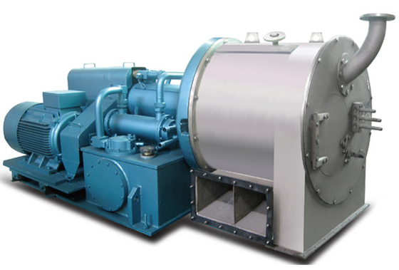Qualidade  Two Stage Piston Pusher Centrifuge Machine Sea Salt Dewatering Separation Processing Fábrica