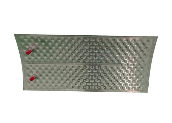 SS304 Soldadura a laser placa de travesseiro de poço 2 mm para cristalizadores trocadores de calor