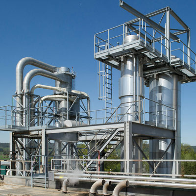 Evaporador MVR de faixa de temperatura personalizada para processo de evaporação eficiente em termos energéticos