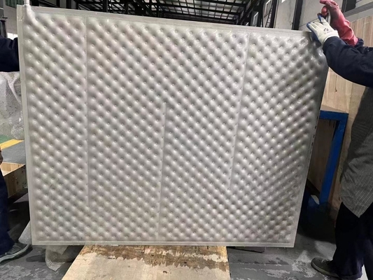 Placa de almofada de baixa temperatura com construção de alta durabilidade