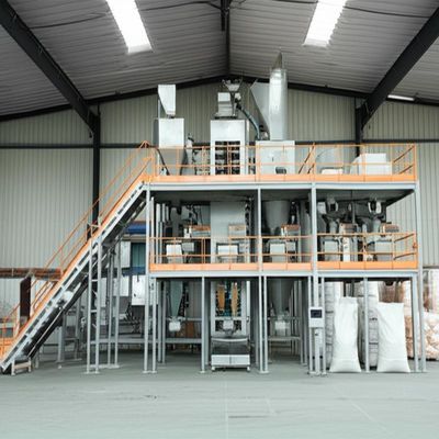 Linha Completa de Produção Industrial para Pesagem e Empacotamento Automatizado de Sal