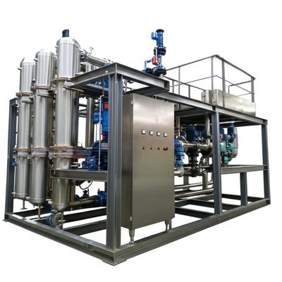 Evaporador MVR de aço inoxidável para aplicações alimentares, químicas e ambientais