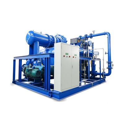 Tratamento de salmoura Mvr Evaporador Desalinização de efluentes químicos Compressor de vapor