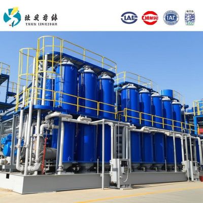 Mvr de efeito múltiplos, de película de queda, evaporador de vácuo, linha de sal de cloreto de sódio