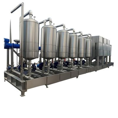 Equipamento de Cristalização a Vácuo com Evaporador de Múltiplos Efeitos de 1600lph para Águas Residuais