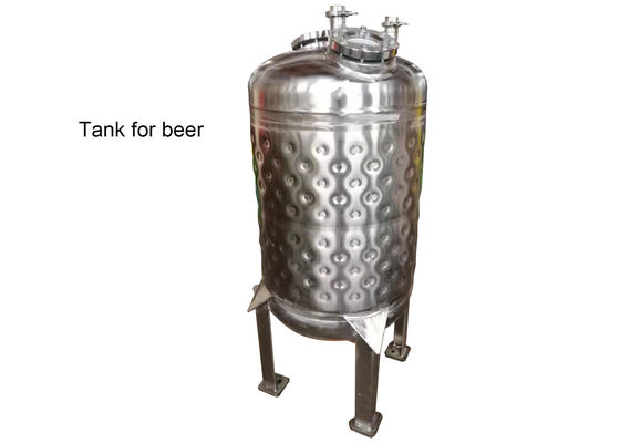 250L de aço inoxidável Dimple Jacket Tank For Cooling