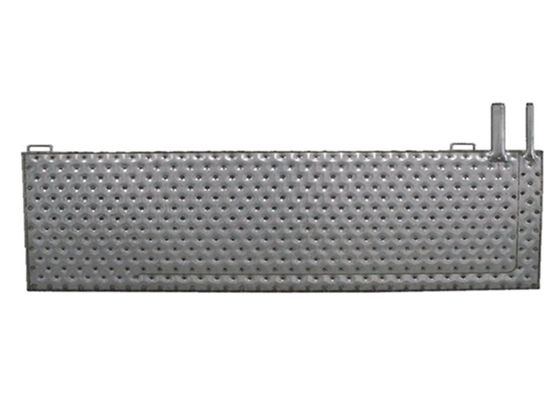 Placa de aço inoxidável personalizada do descanso da ondulação para o evaporador/tanque de armazenamento/condensador