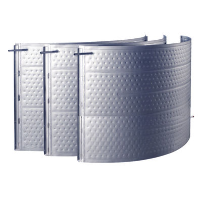 Níquel Dimple Plate For Storage Tank de aço inoxidável branca