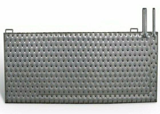 Tubos largos do ISO SS Dimple Plate Heat Exchanger With