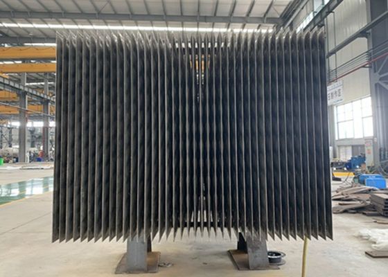 O permutador de calor Thermo da placa dos SS 6x2m com tubos largos descansa a placa