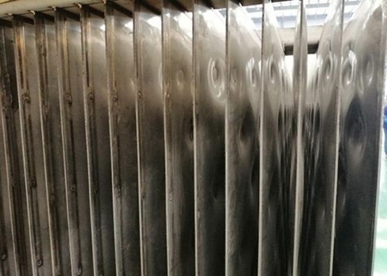 permutador de calor ondeado de aço inoxidável da placa de 3x2m