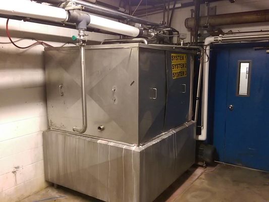 Refrigerador gravado dobro da placa do filme de queda para o marisco