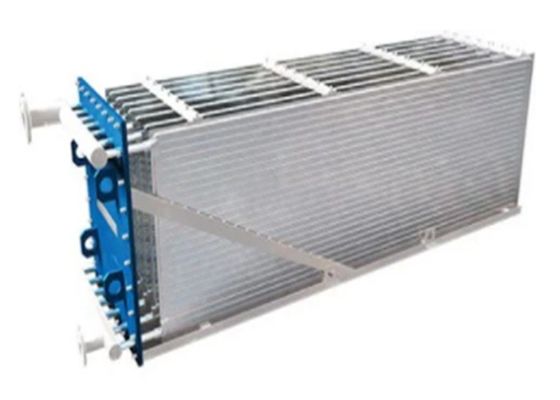 O permutador de calor Thermo da placa dos SS 6x2m com tubos largos descansa a placa