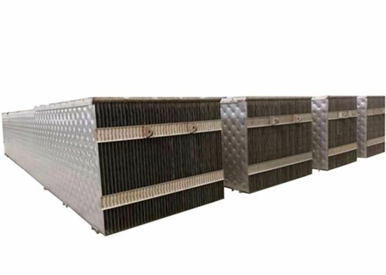 O permutador de calor Thermo da placa dos SS 6x2m com tubos largos descansa a placa