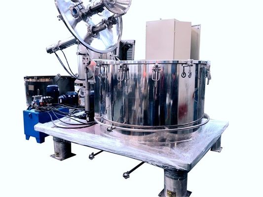 Centrifugador inferior vertical da filtragem da descarga do Dss na indústria química