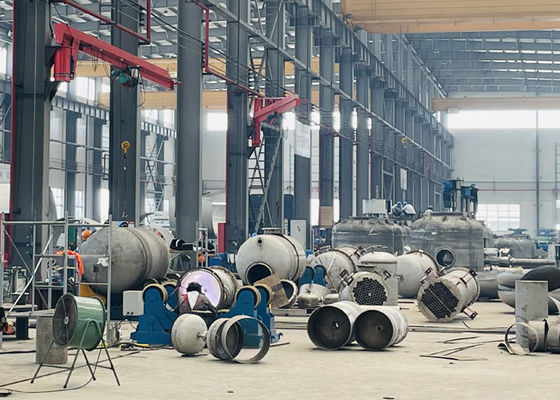 Evaporador forçado 1.5t/hora Shell Tube Type da circulação do efeito múltiplo
