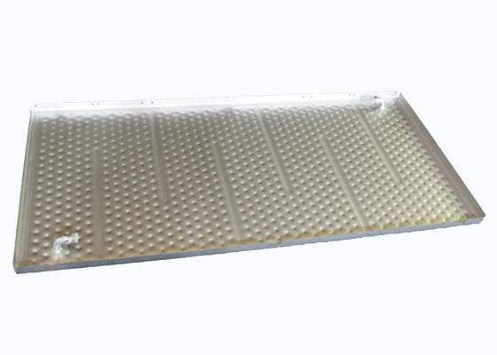 O único dobro do ISO gravou a placa soldada laser do descanso para o tanque refrigerar de leite, fabricante de gelo, armazenamento frio