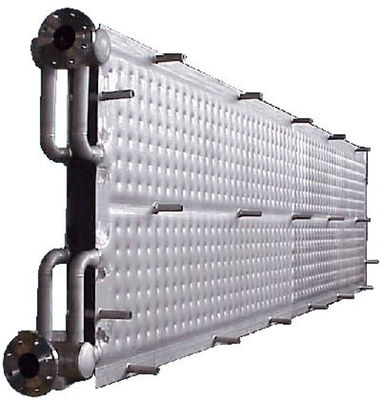 Coeficiente de transferência térmica de Dimple Jacket Heat Exchanger High do vapor do titânio