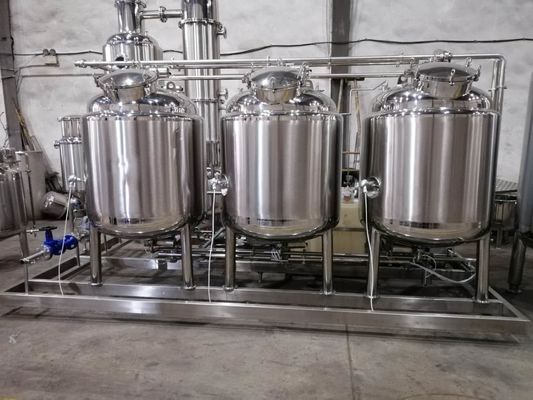 produção do álcool etílico da baixa temperatura do equipamento da extração do óleo de 2000Lbs CBD