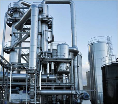 Sistema do evaporador da MVR das águas residuais do filme de queda para a dessanilização química da cristalização
