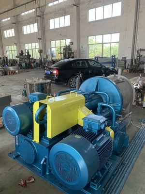 O empurrador do pistão de duas fases centrifuga o controle automático do PLC de sal horizontal